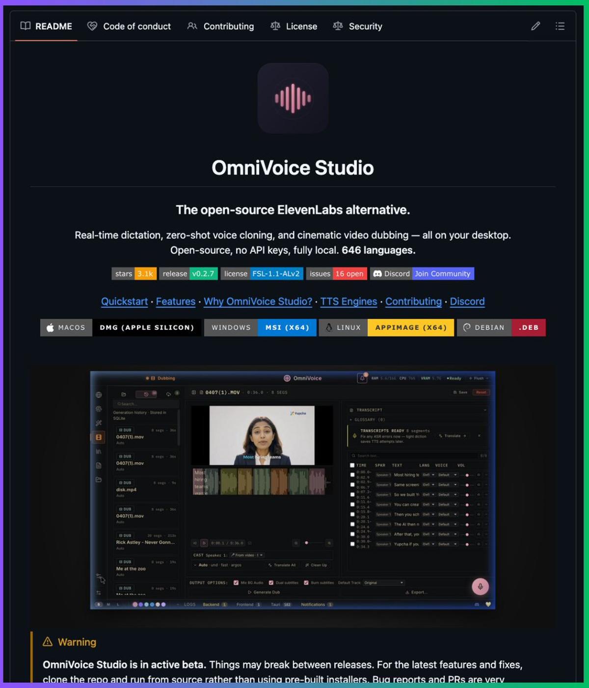 Open‑Source Dubbing Studio Eliminates Subscription Fees