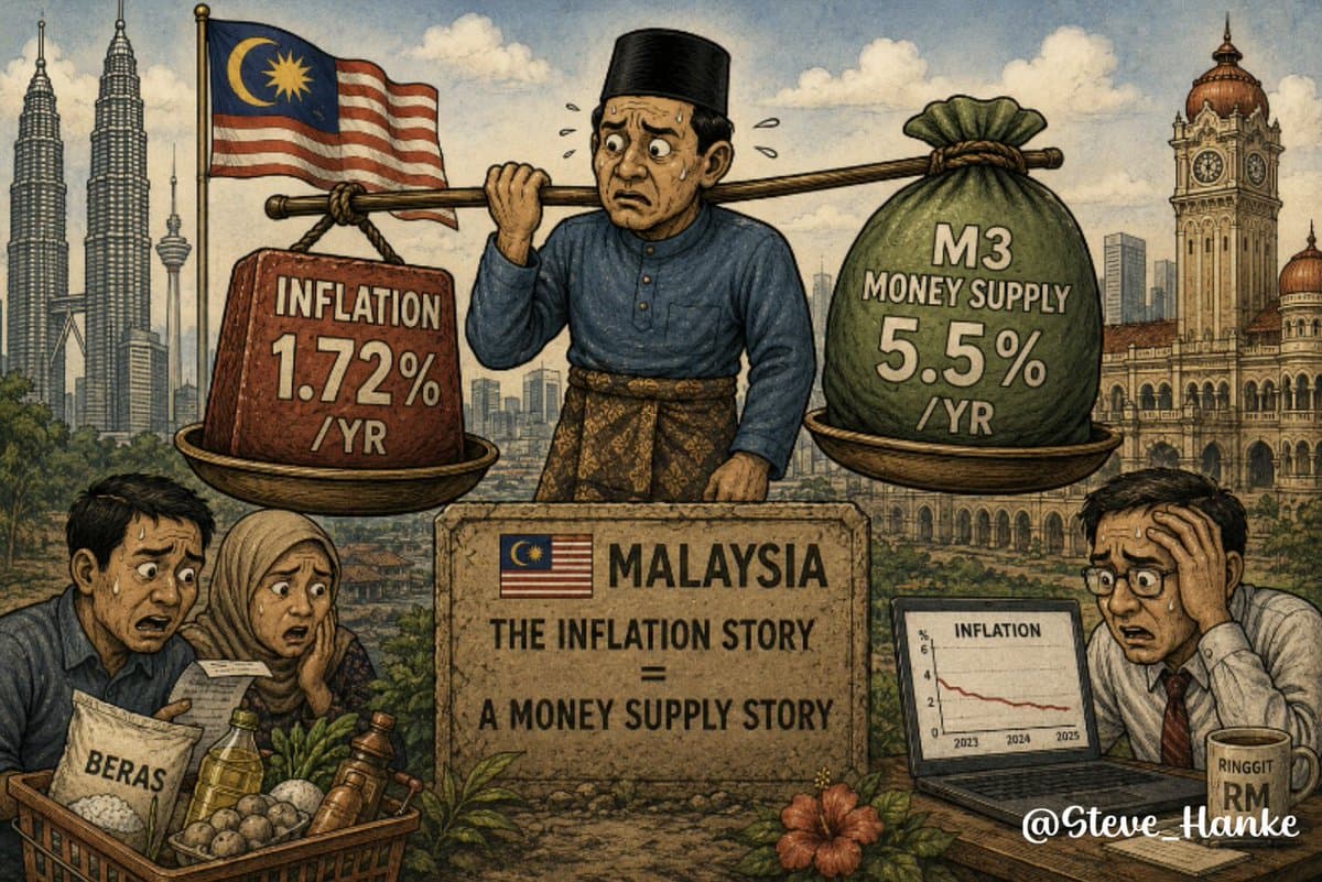 Low Money Growth Keeps Malaysia Inflation Near Target
