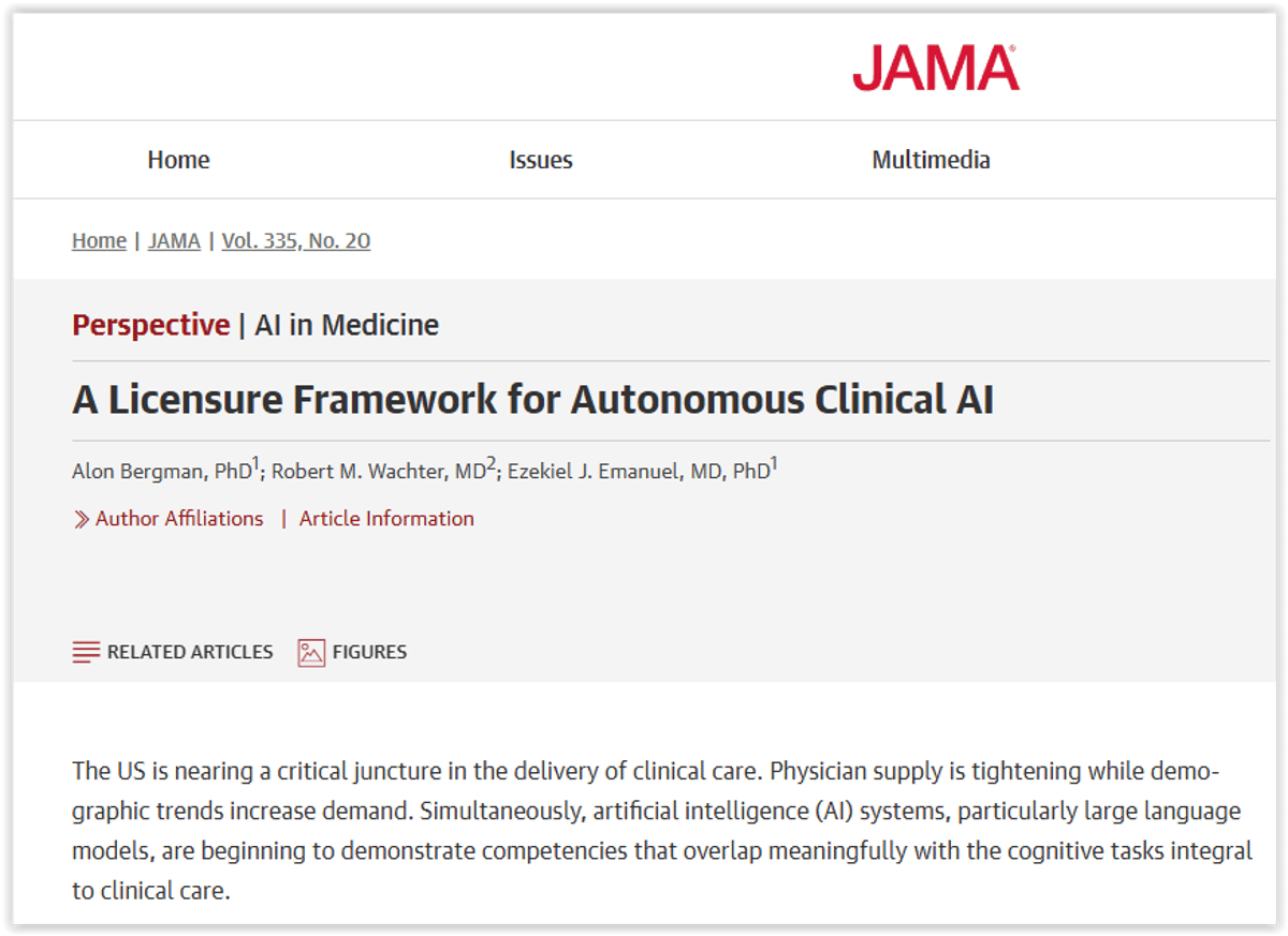 Regulators Should Oversee AI Prescribing Companies, Not Products