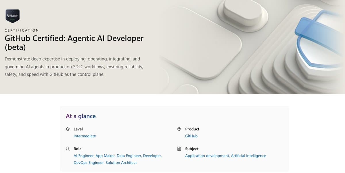 GitHub's GH-600 Cert Makes Agentic AI Skills Mandatory