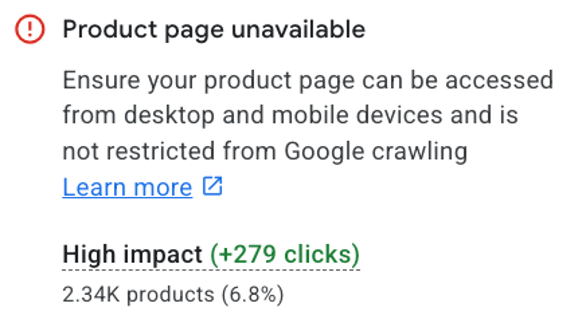 Google Merchant Center Mass Disapprovals Hit Product Pages