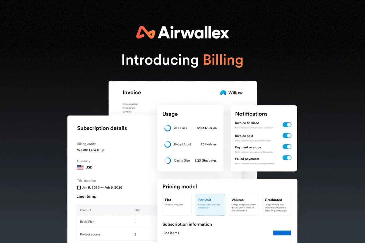 Airwallex Launches All‑in‑one Billing to Challenge Ramp, Brex