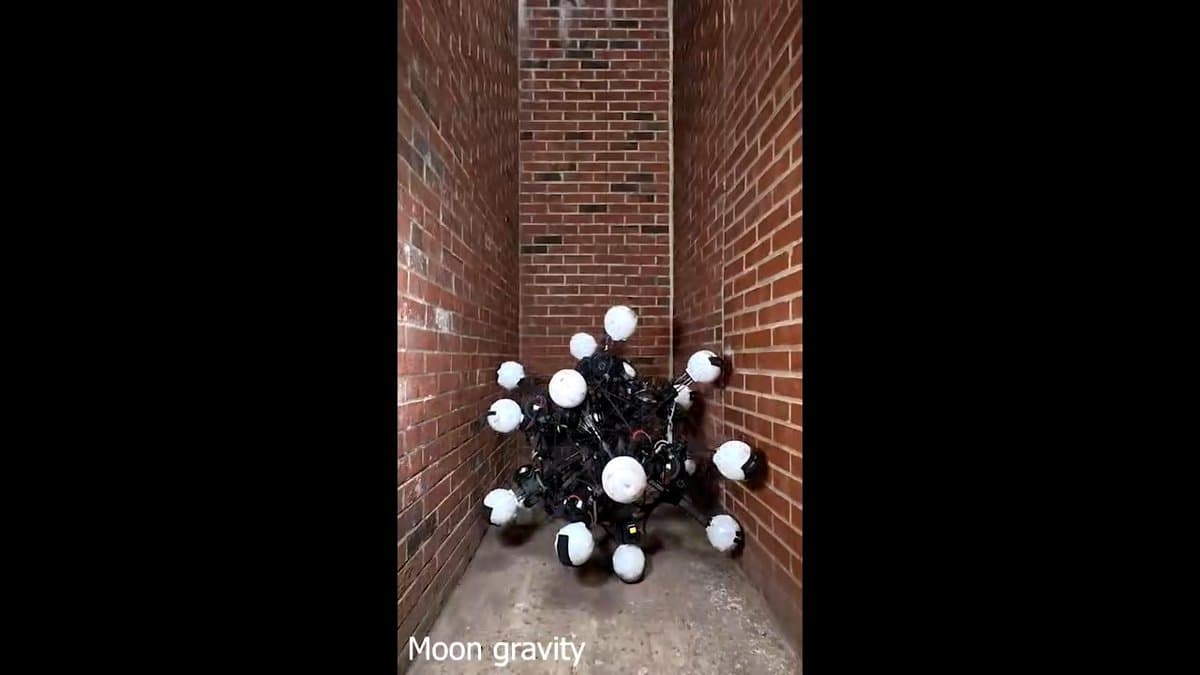 Argus Spherical Robot Traverses Walls and Rough Terrain