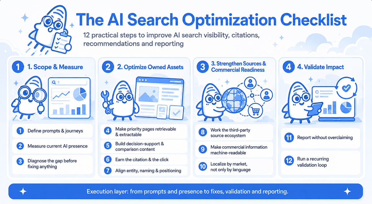 New AI Search Optimization Checklist Streamlines Validation and Reporting