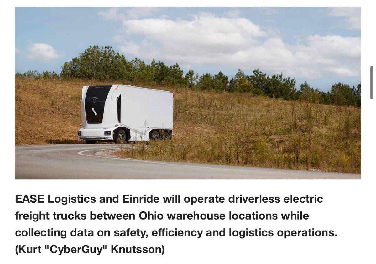 Cabless Trucks Expand in Ohio with Remote Human Oversight