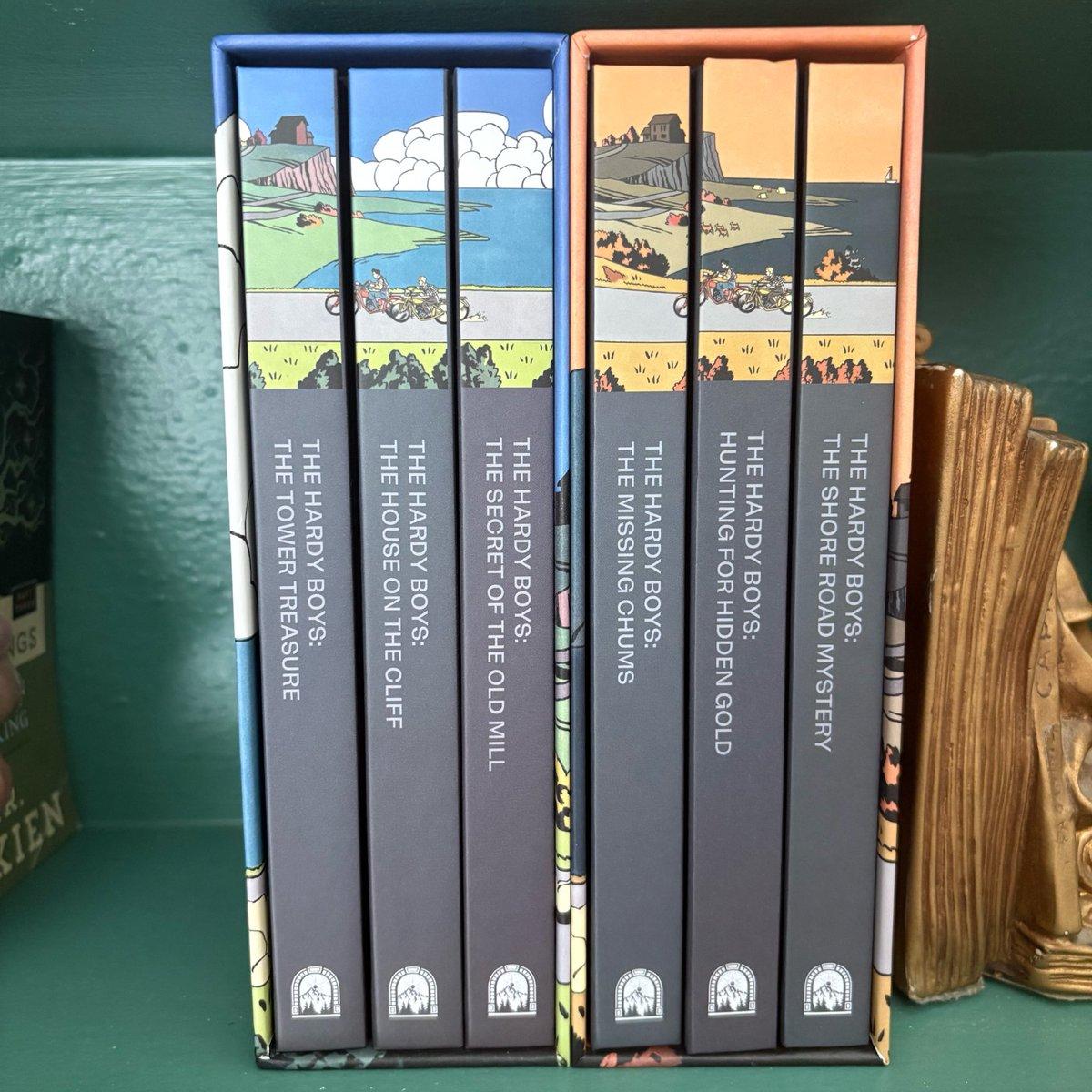 Hardy Boys Hardcover Set Captivates Young Reader Instantly