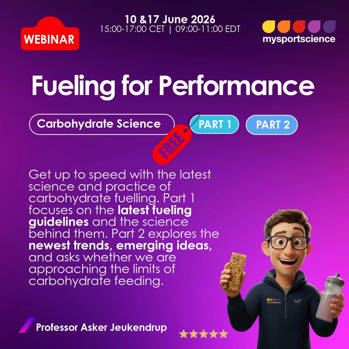 Free Webinar Explains Exercise Nutrition Guidelines and Debates