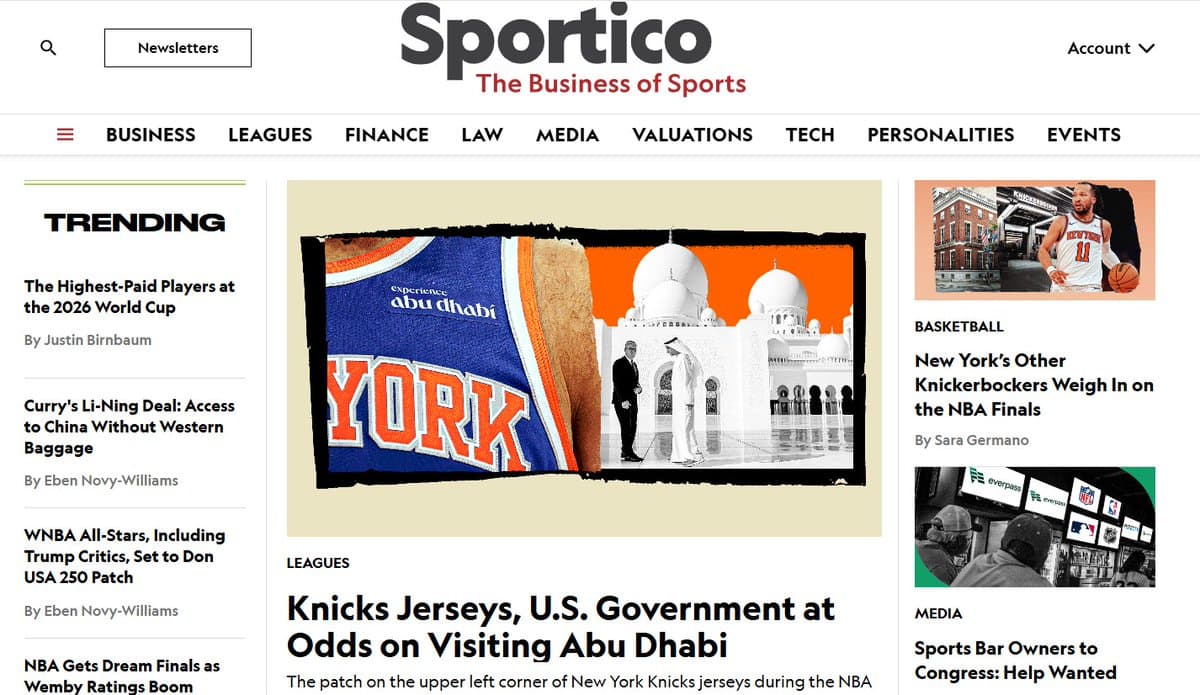 Smart Knicks & NBA Finals Business Insights on New Homepage