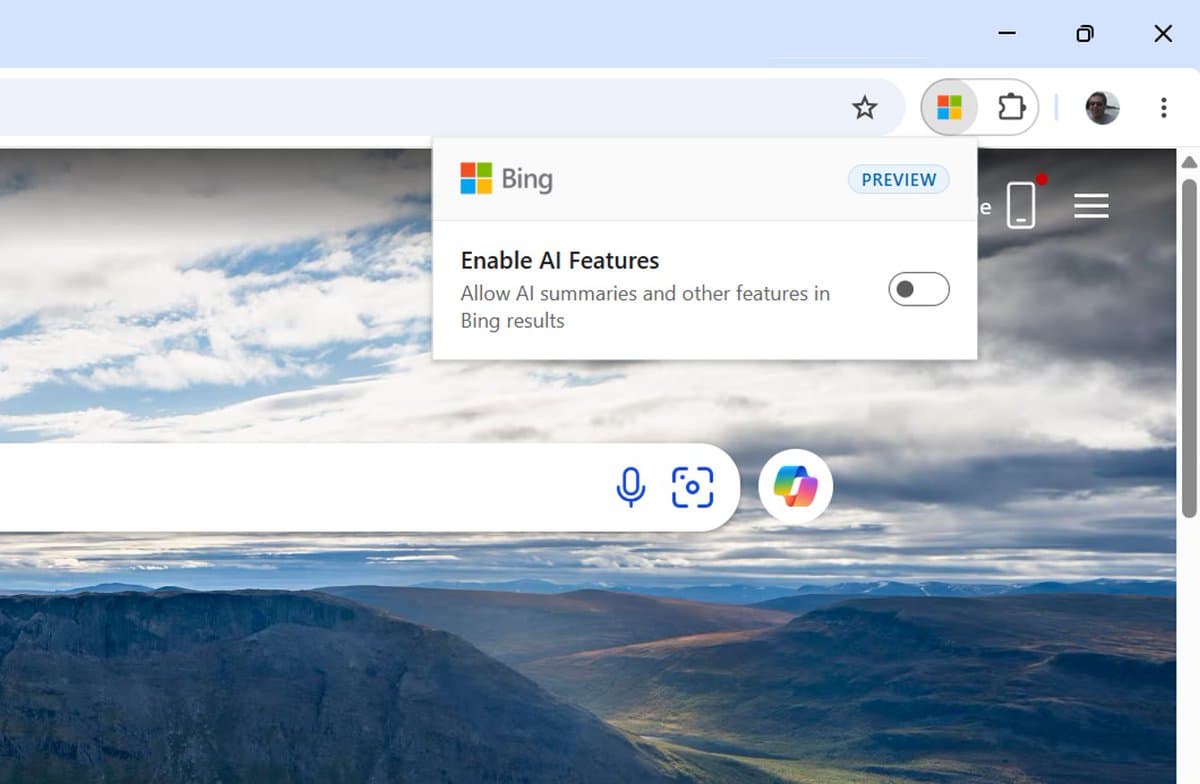 Bing Now Lets You Easily Disable Copilot AI Answers
