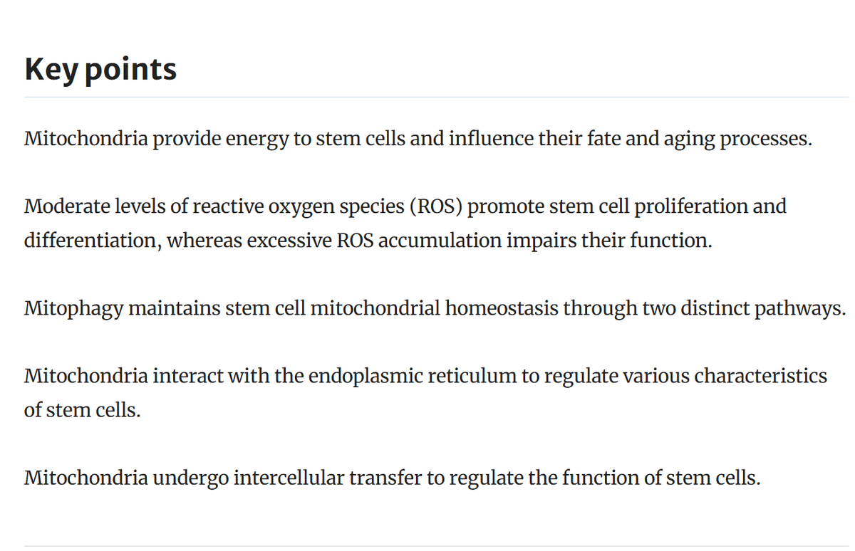 Mitochondrial Transfer Advances Stem Cell Therapies