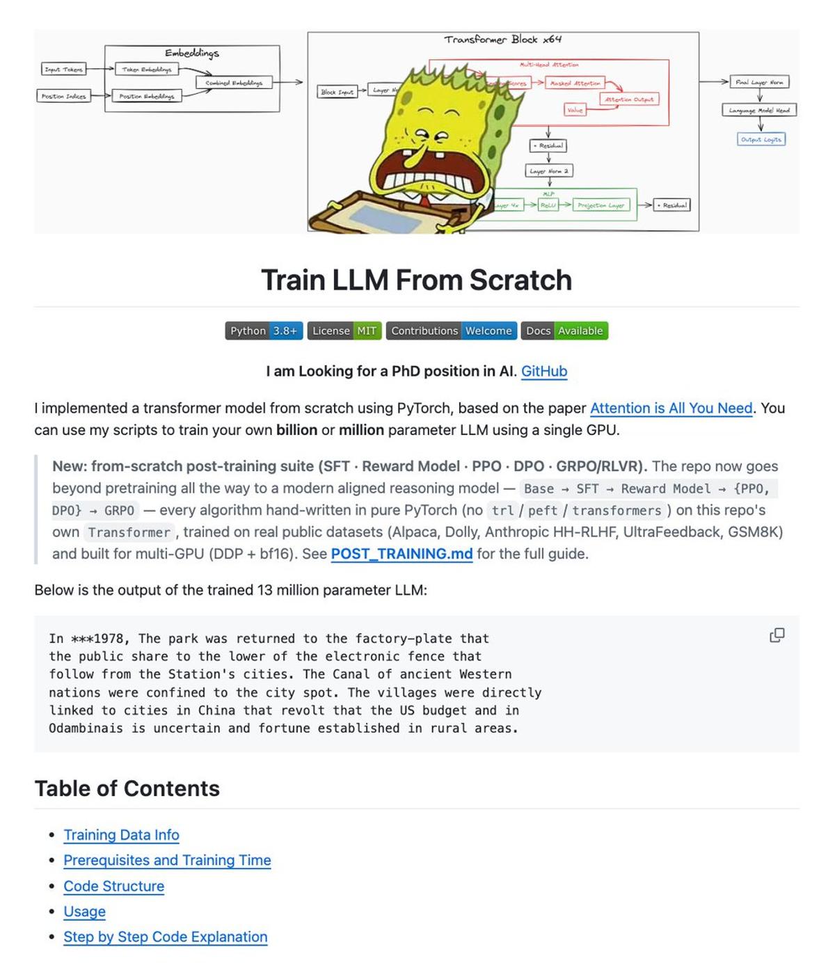 Open‑source Repo Builds ChatGPT From Scratch