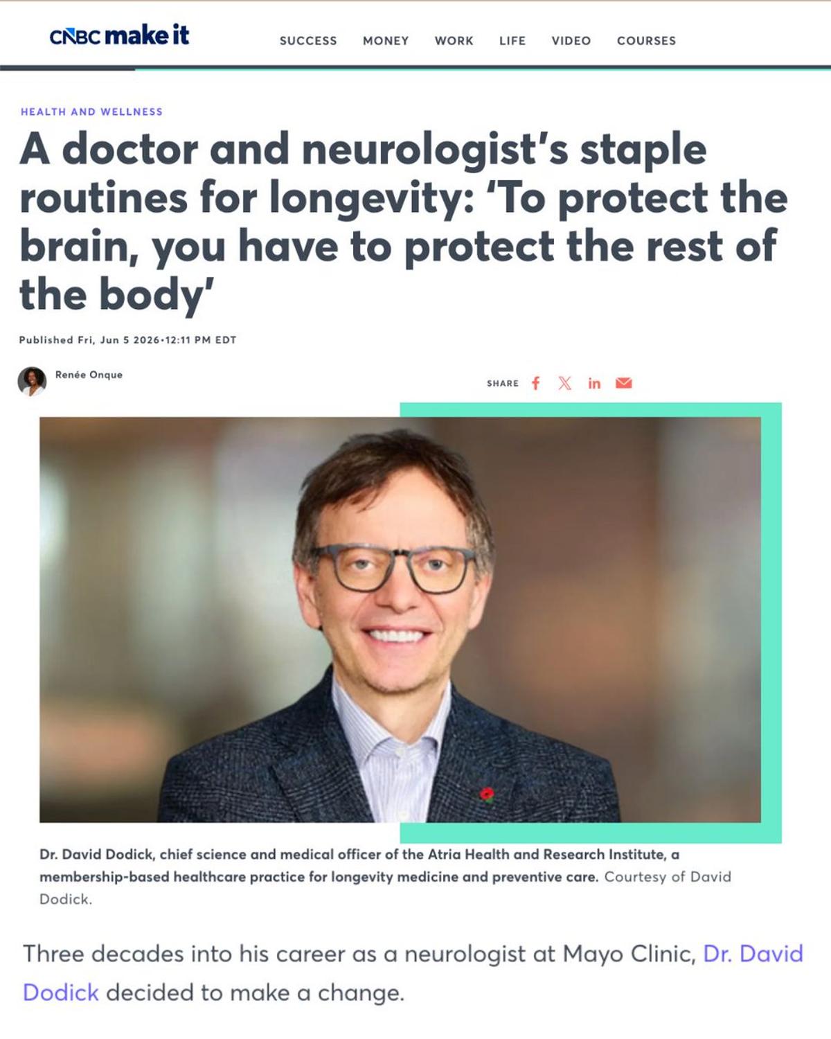 Exercise: The Best Prescription for Brain and Body Health