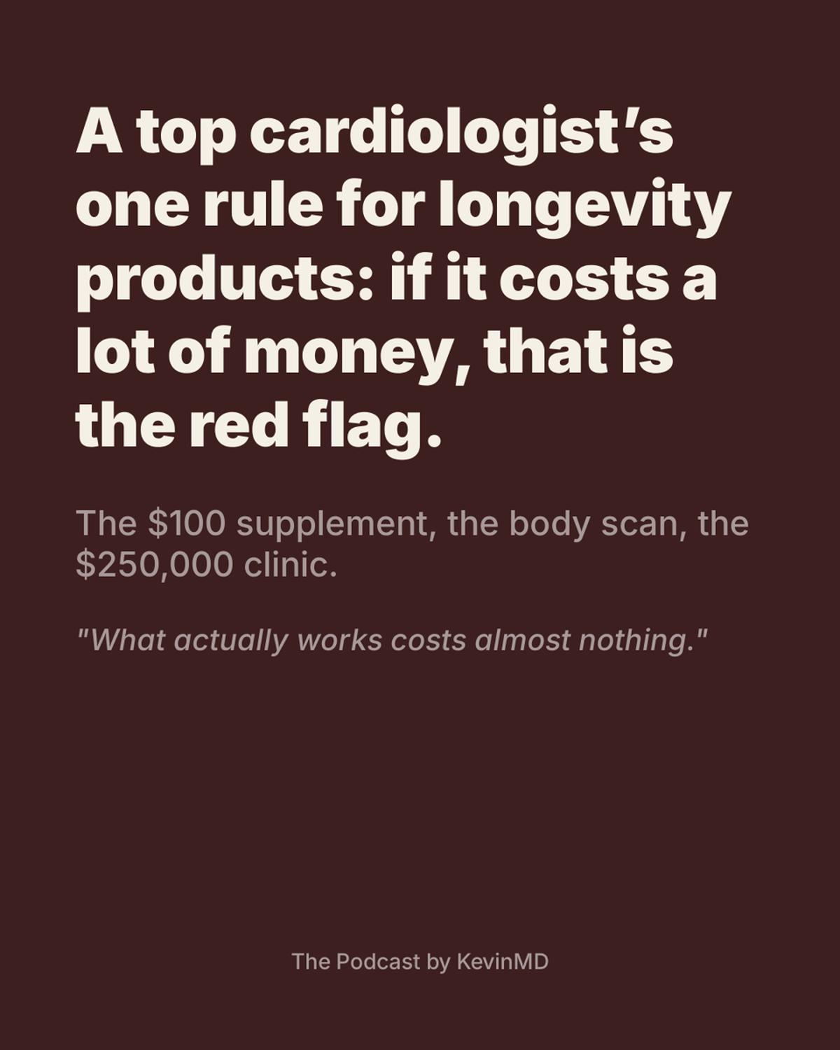 Renowned Cardiologist Exposes Longevity Industry’s Empty Promises