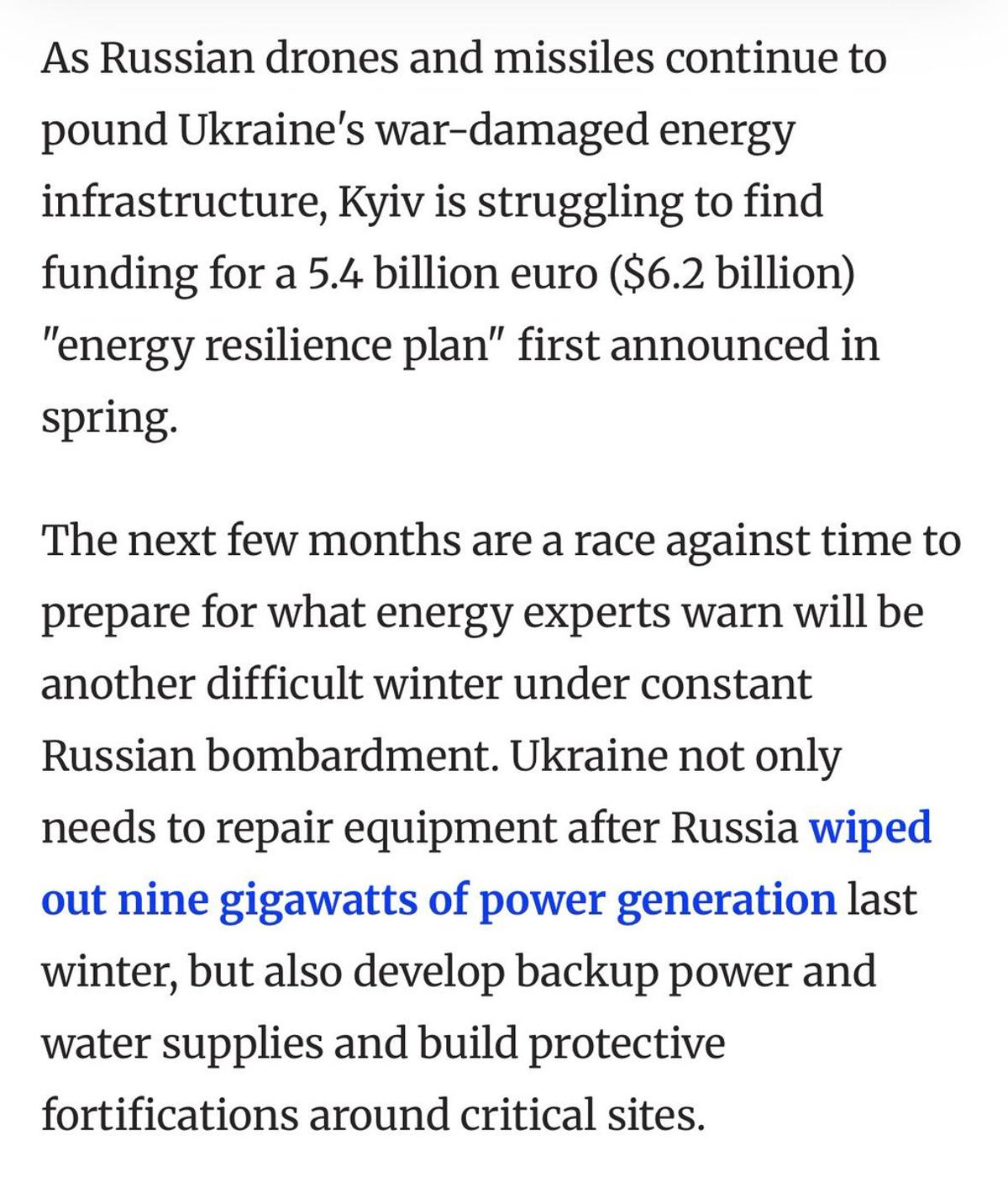 Ukraine Races to Fund Energy Resilience Amid Relentless Russian Attacks
