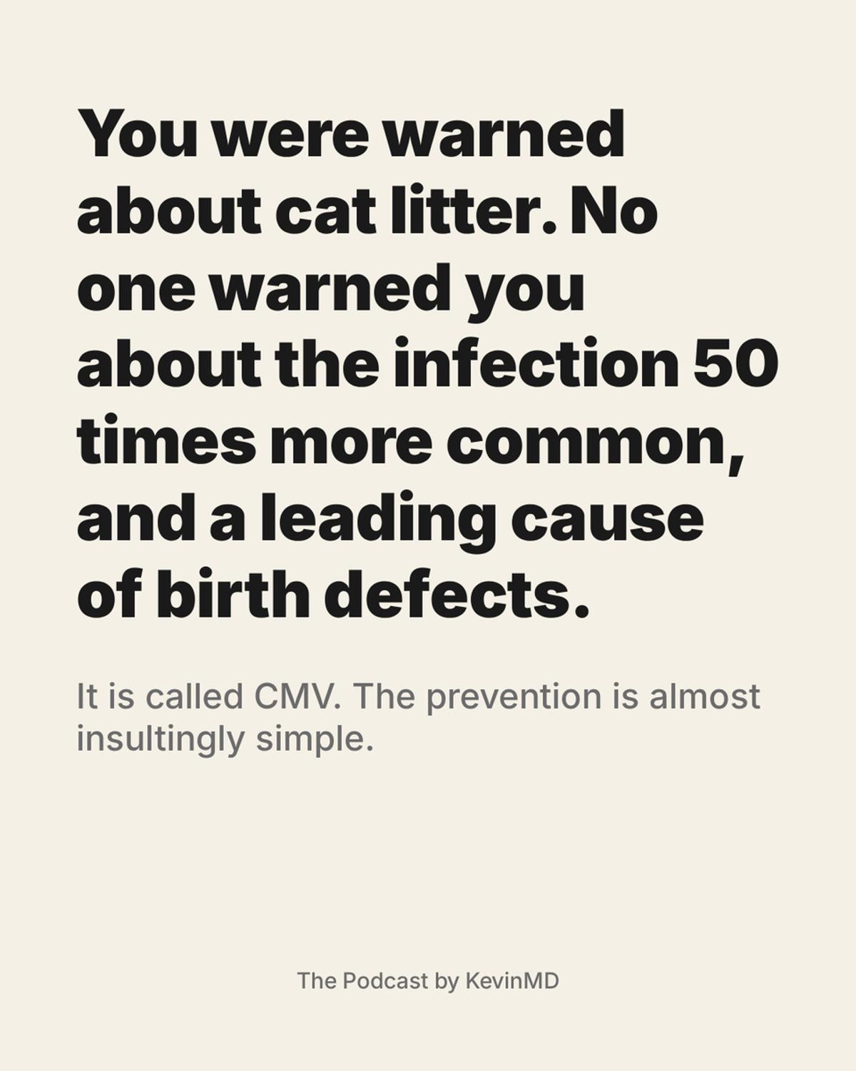Doctors Hide Common CMV Risk From Pregnant Women