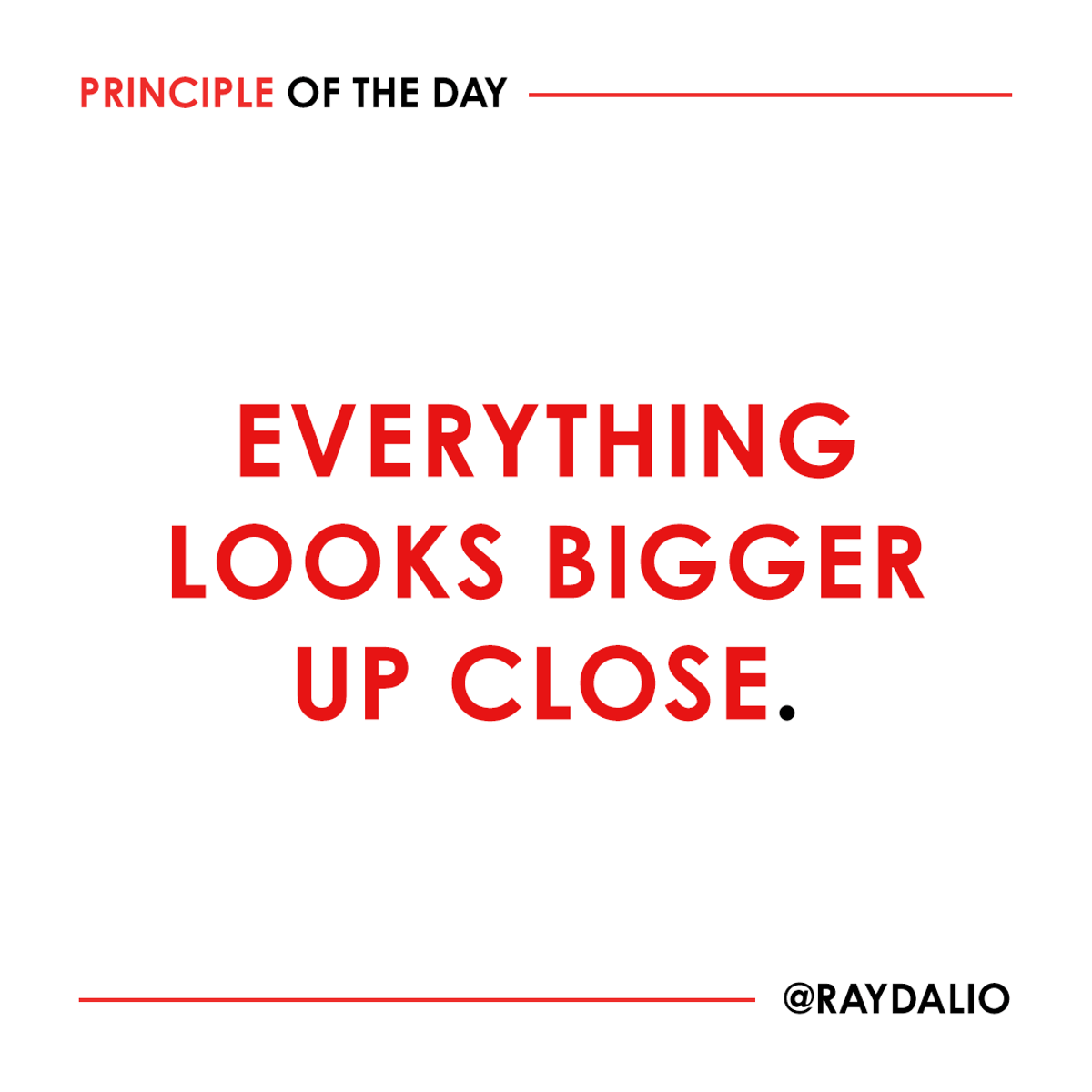 Today's Problems Shrink with Time; Pause for Perspective