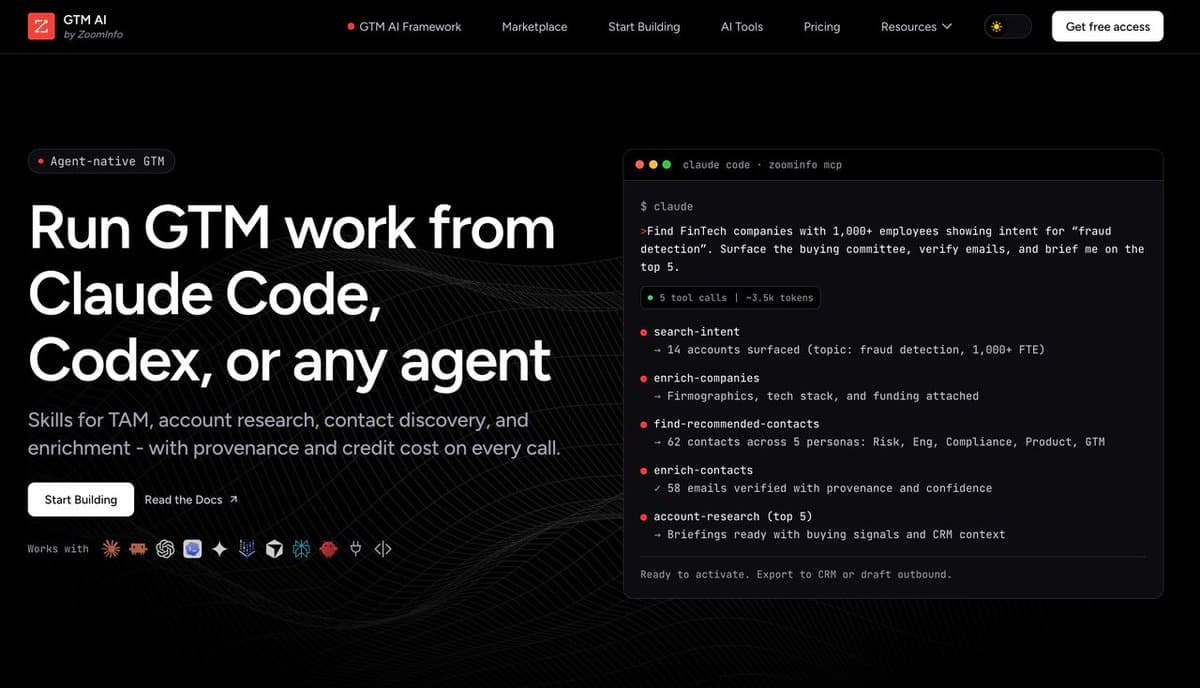 ZoomInfo Unveils GTM·AI: Headless Data for AI Agents