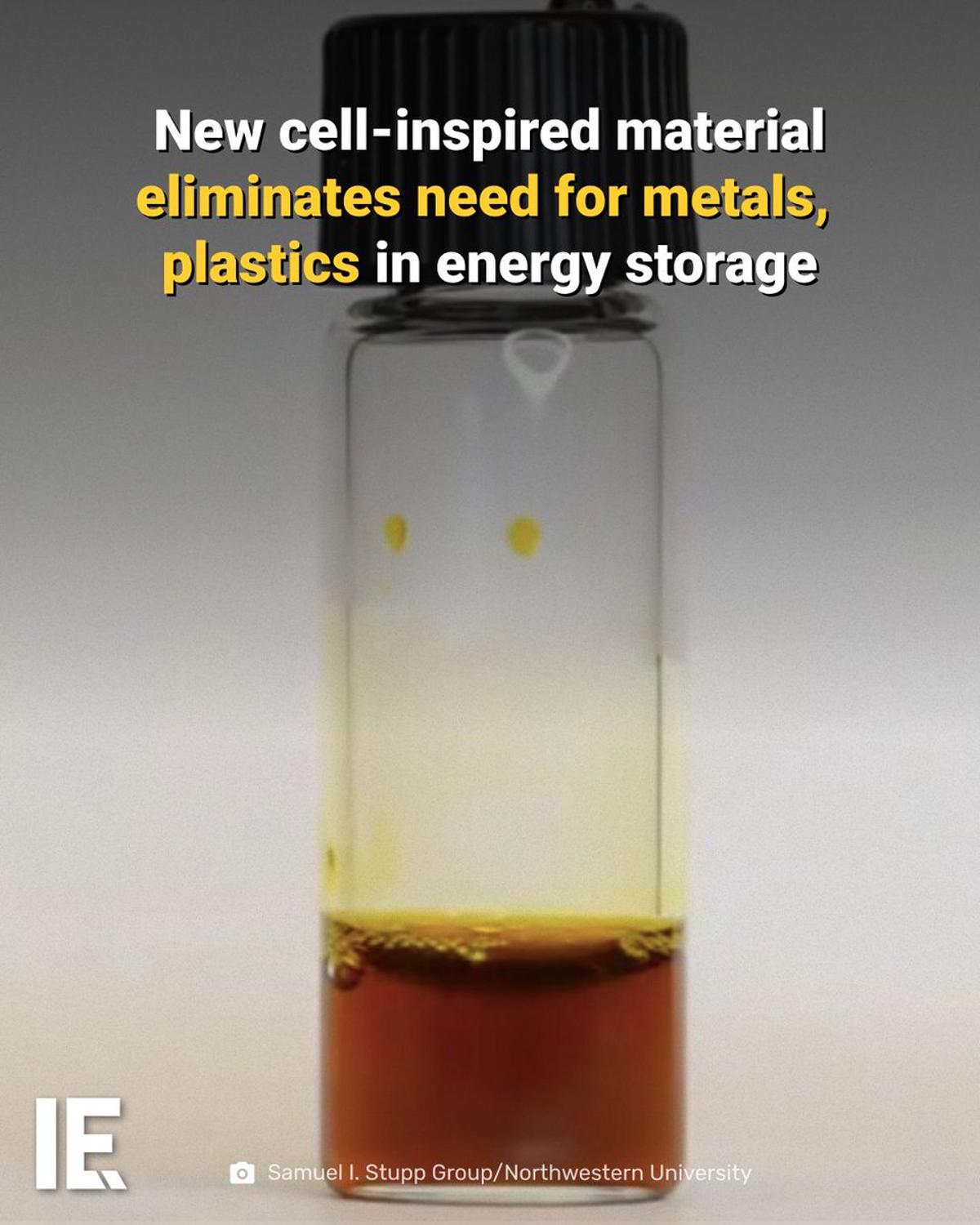 Cell-Inspired Material Replaces Metals, Plastics in Batteries