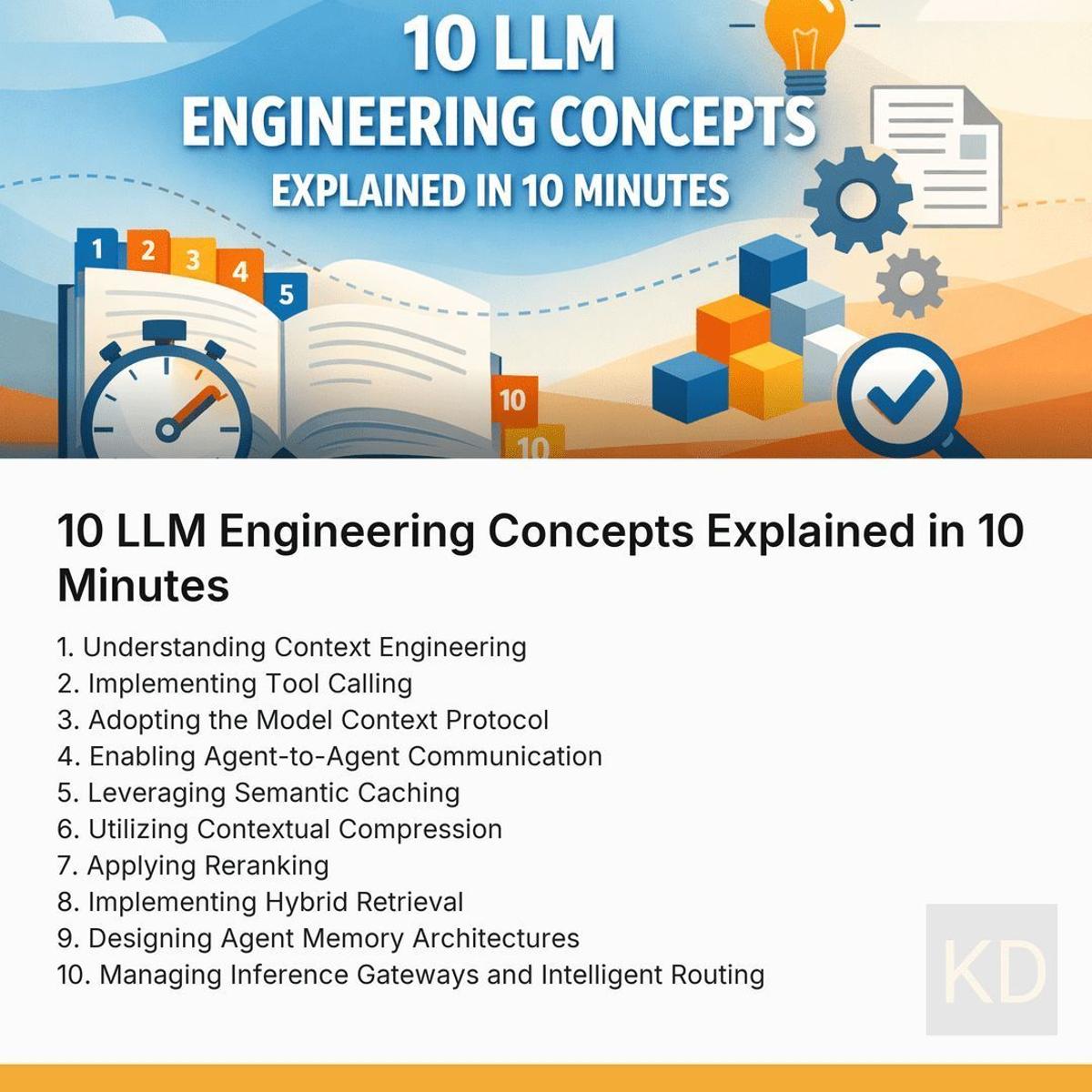 Master 10 LLM Engineering Concepts in 10 Minutes
