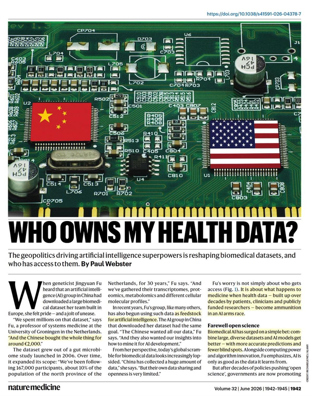 You Should Own Your Health Data Amid AI Race
