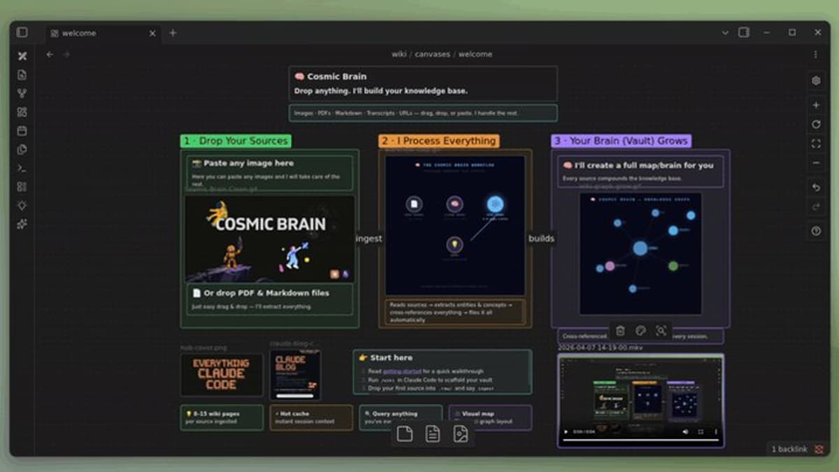Open‑source Claude‑Obsidian Transforms Obsidian Into Autonomous Knowledge Engine