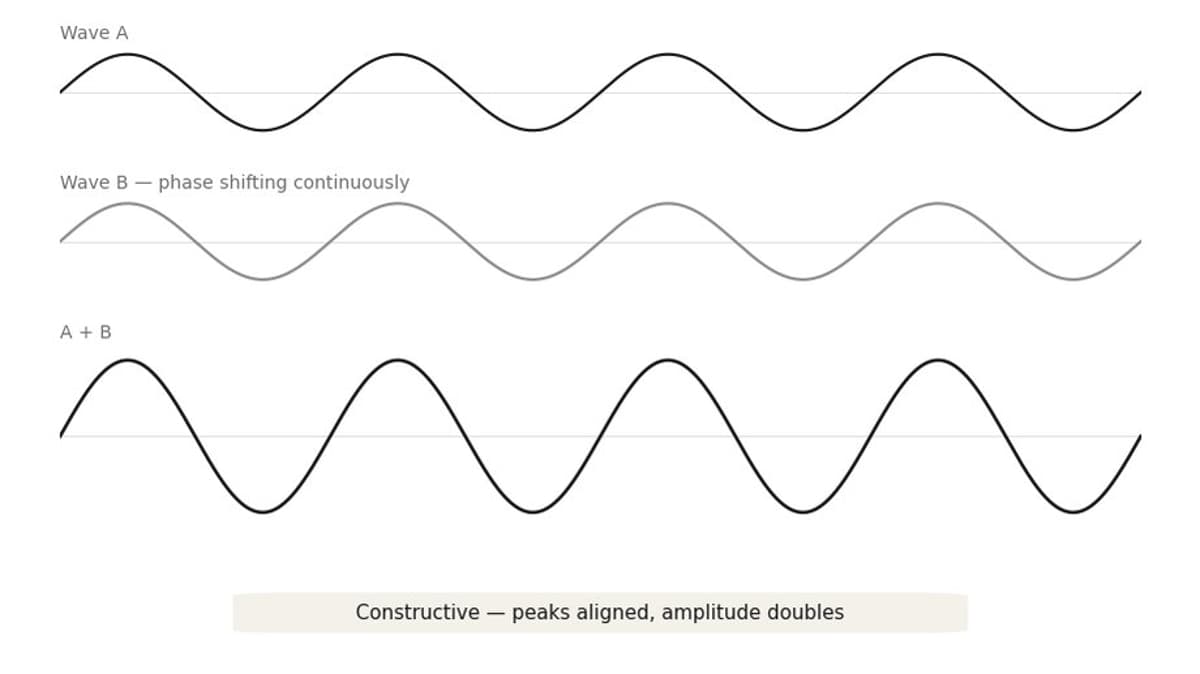 Quantum Computing Leverages Interference, Not Parallel Evaluation