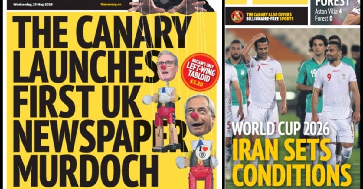 Yellow Top: The Canary Launching Daily Left-Wing Tabloid Newspaper