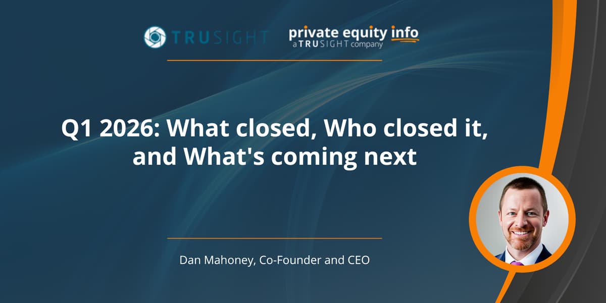 Q1 2026: What Closed, Who Closed It, and What's Coming Next