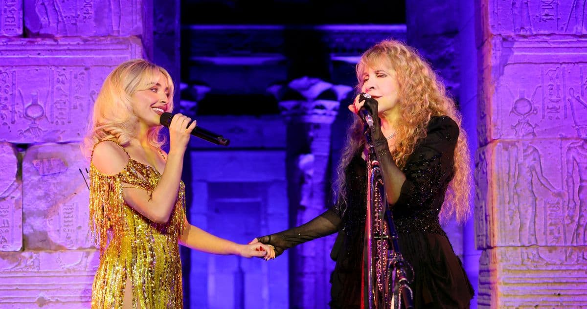 Sabrina Carpenter Sang With Stevie Nicks at the Met Gala