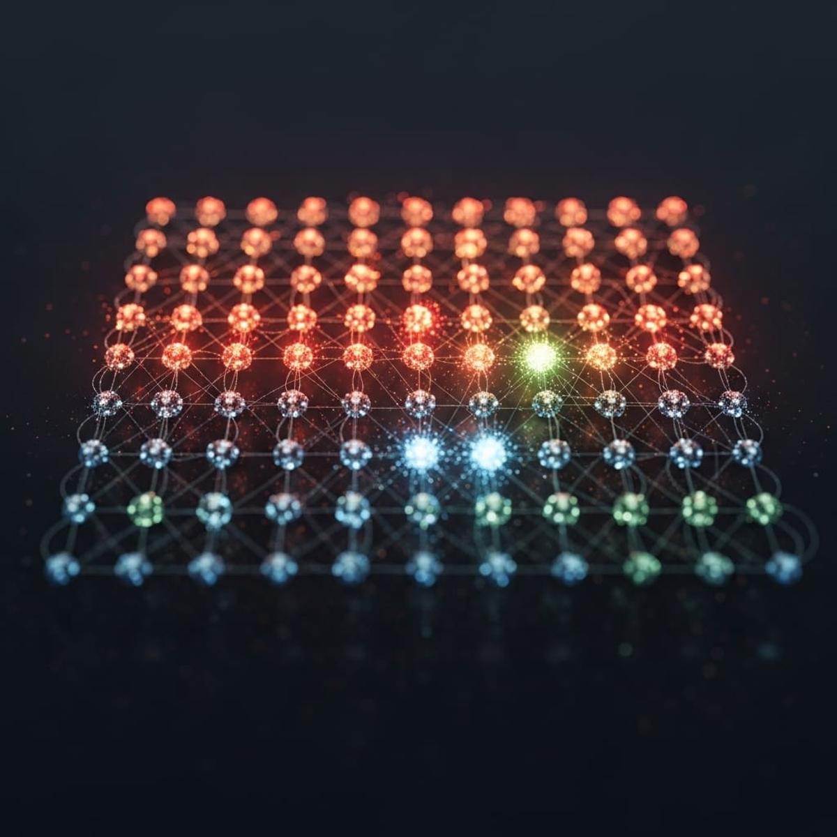 Quantinuum H2-2 Demonstrates Energy-Resolved Transport and 8×7 Lattice Localization