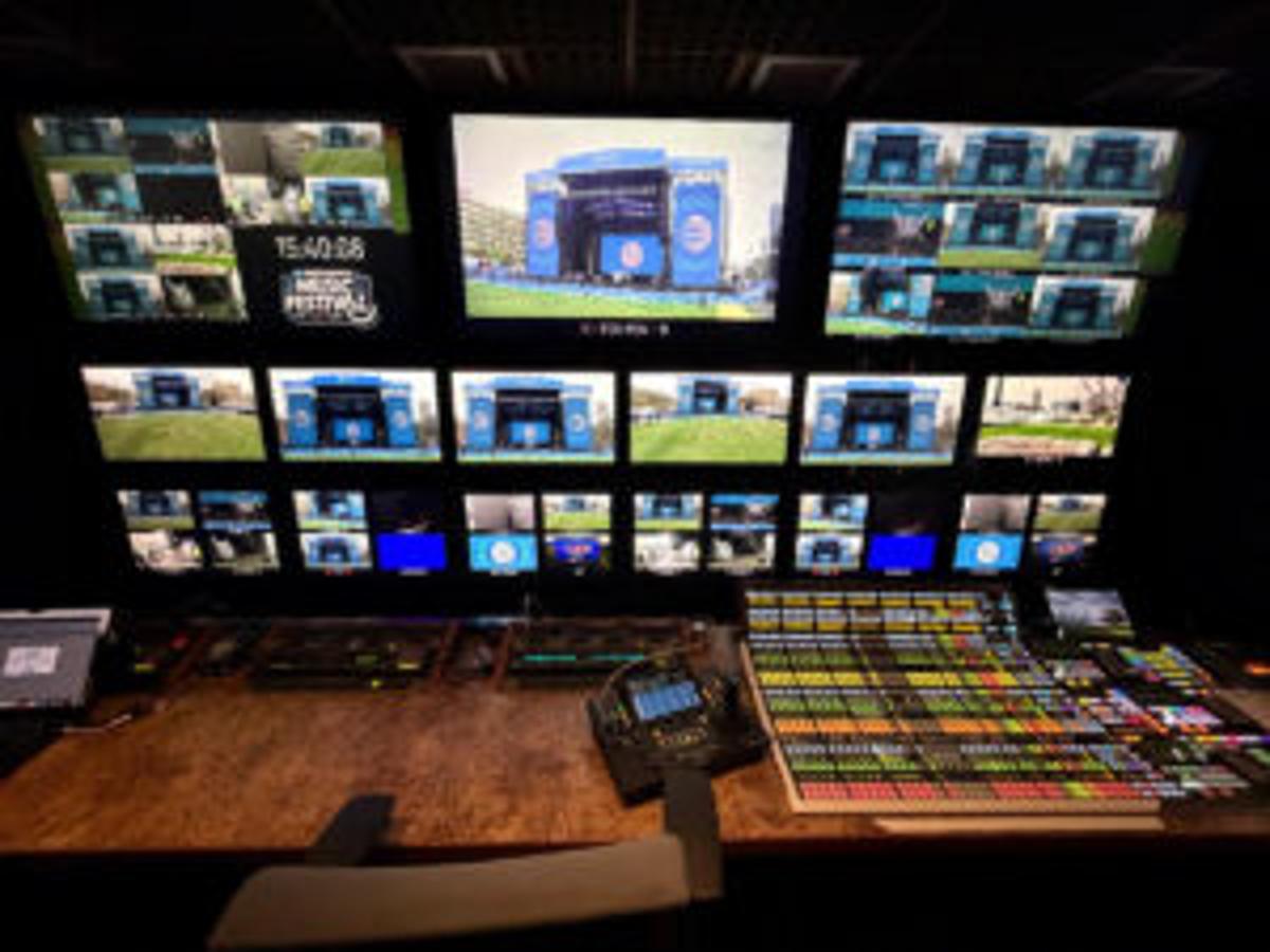 Multi-Truck Production Power for Final Four Concert Broadcasts