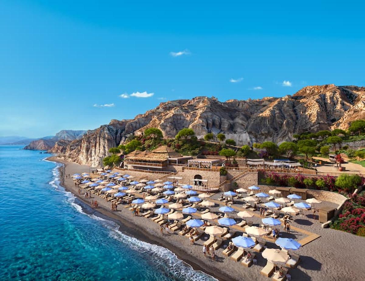 Royal Caribbean Opens Royal Beach Club Santorini