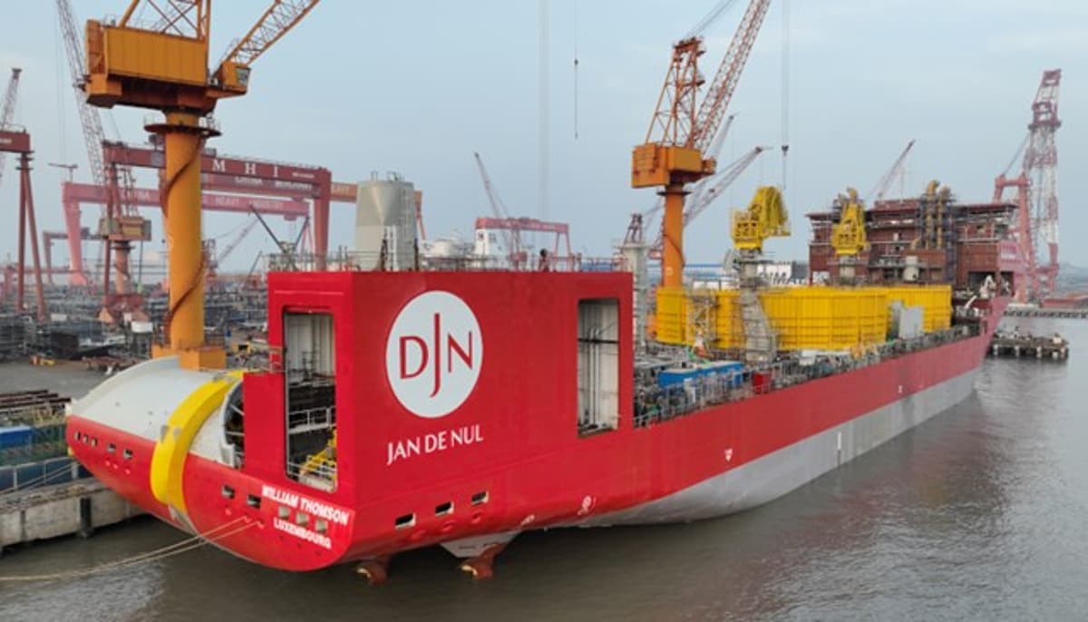 Jan De Nul Launches Cable Vessel