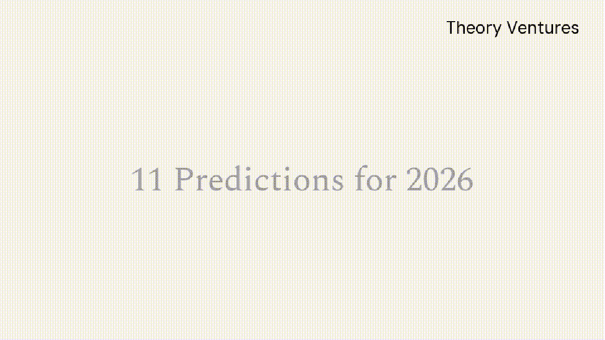 12 Predictions for 2026