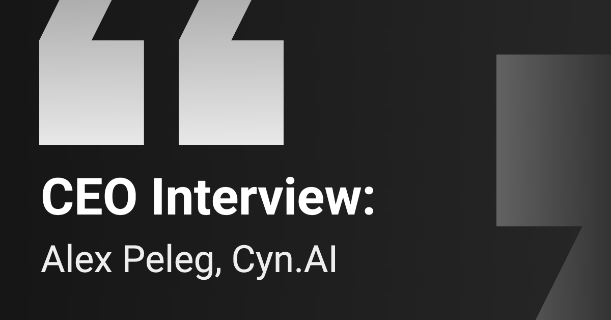 CEO Interview: Cyn.AI