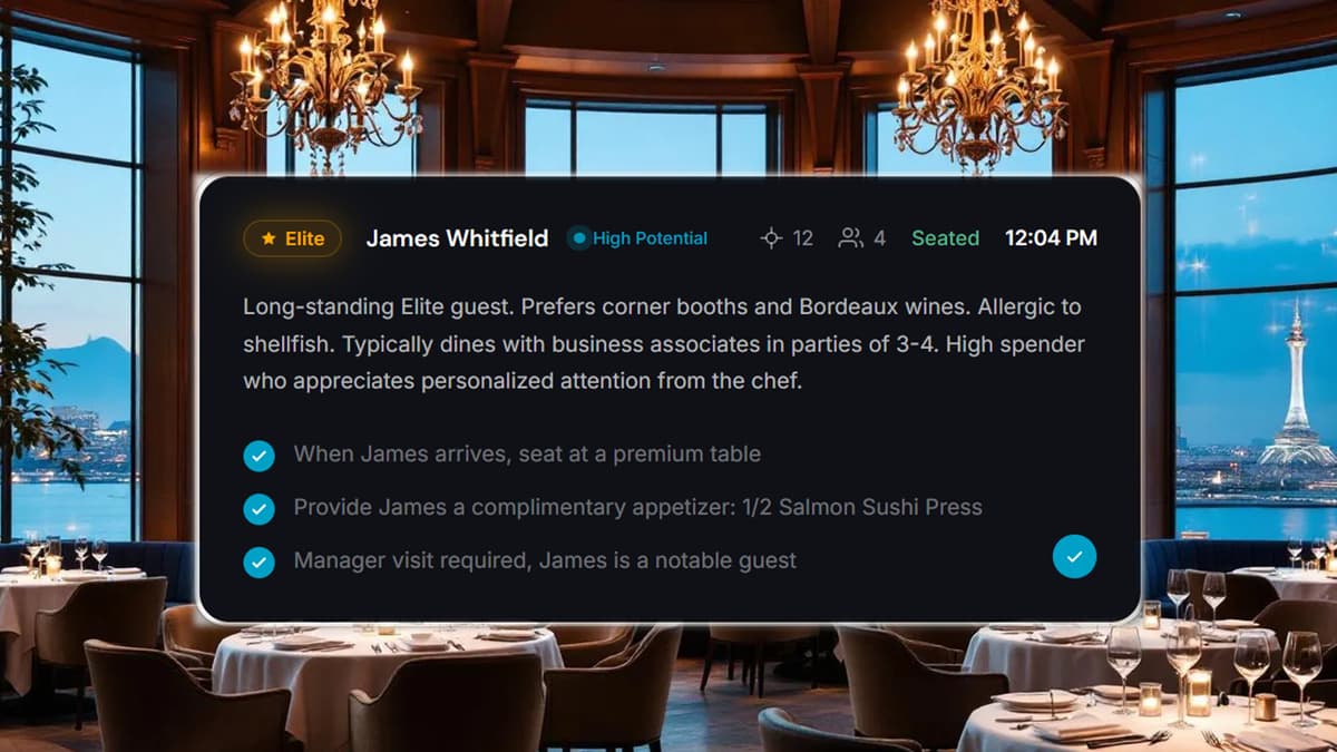 Guestologie Launches to Help Restaurants Act on Guest Data in Real Time to Personalize Service and Boost Retention