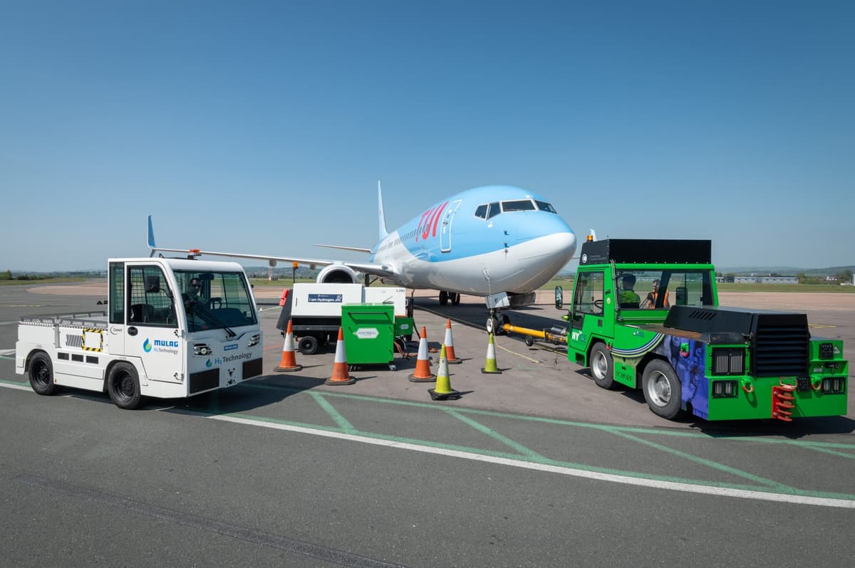 UK Airport Hopes Hydrogen-Powered Ground Equipment Will Cut Emissions