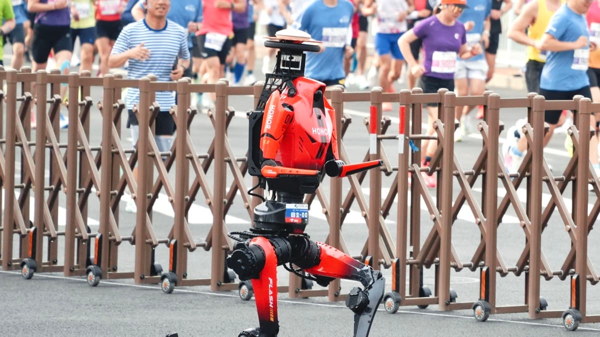 Human Half-Marathon World Record Zapped by Humanoid Robot at the 2026 Beijing E-Town Half Marathon