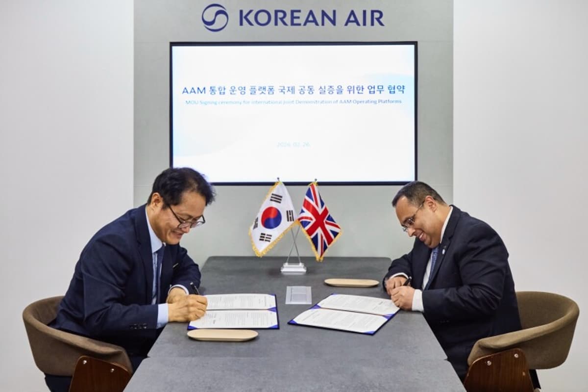 Korean Air and Skyports Sign MoU to Advance Air Mobility Tech Integration