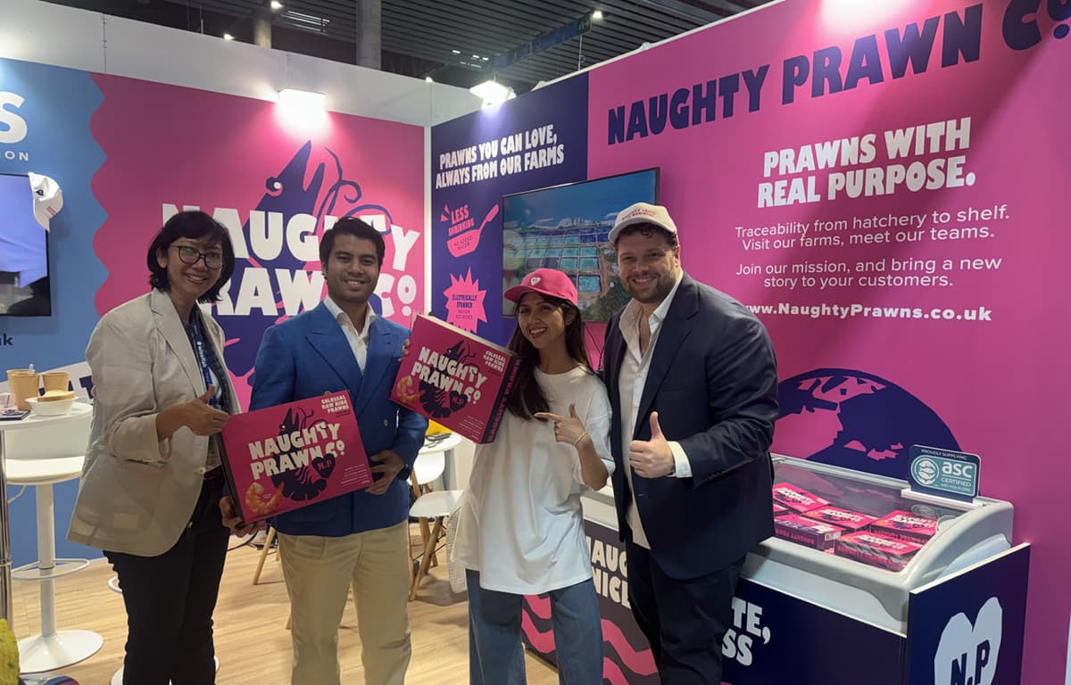 Naughty Prawn Debuts at Seafood Expo Global Less than a Week After Launching Brand