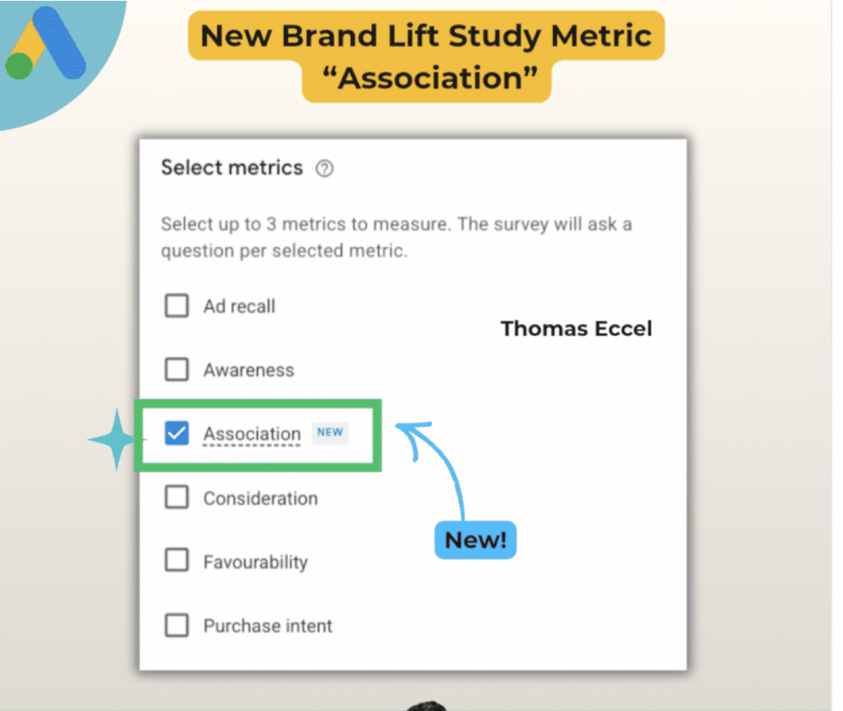 Google Ads Adds “Association” Metric to Brand Lift Studies