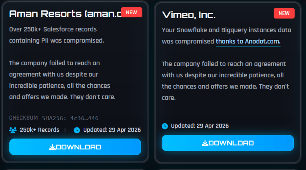 Vimeo Confirms Breach via Third-Party Vendor Impacts 119K Users