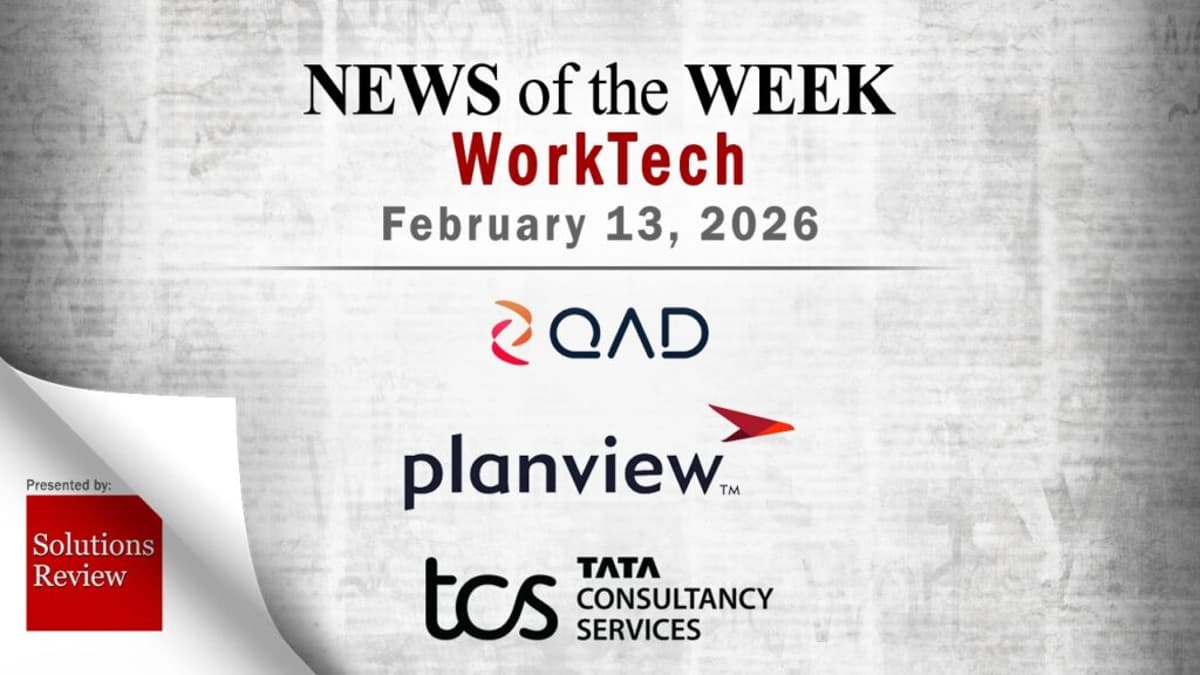 Top Worktech News From the Week of February 13th: Updates From QAD, Planview, Tata Consultancy Services, and More