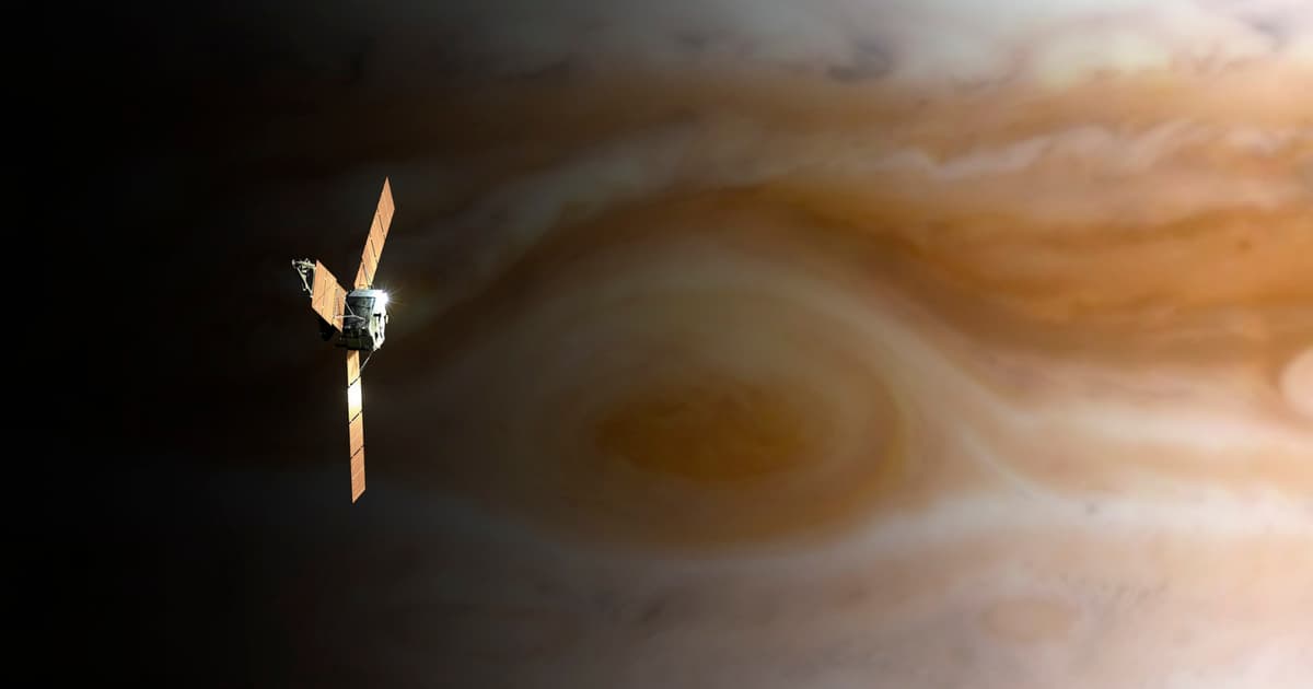 In 1995, NASA’s Galileo Spacecraft Sent a Probe Into Jupiter’s Atmosphere that Kept Transmitting for Just 58 Minutes as It...