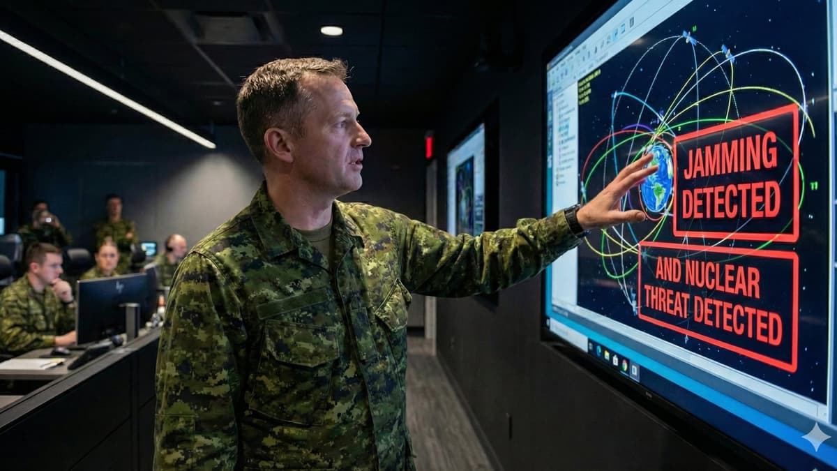 Canada’s Space Commander on Protecting Satellites From Jamming and Potential Nuclear Risks