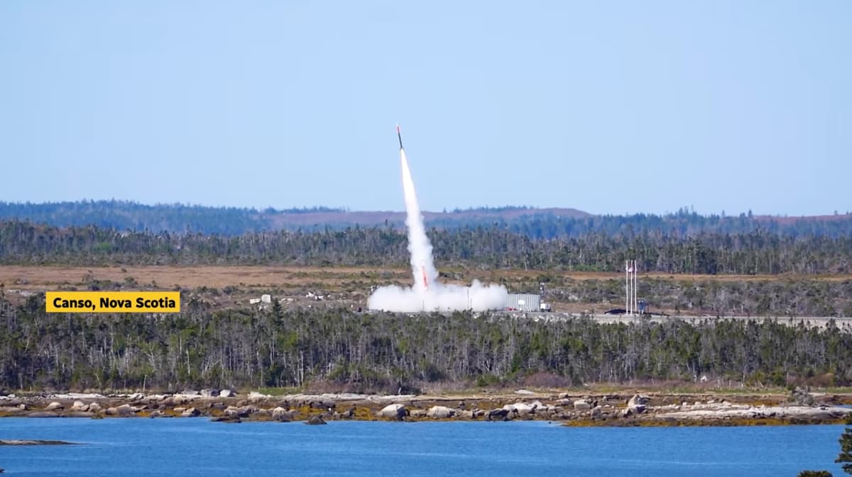 T-Minus Engineering Test Rocket Launches but Fails to Reach Targeted Altitude at Spaceport Nova Scotia