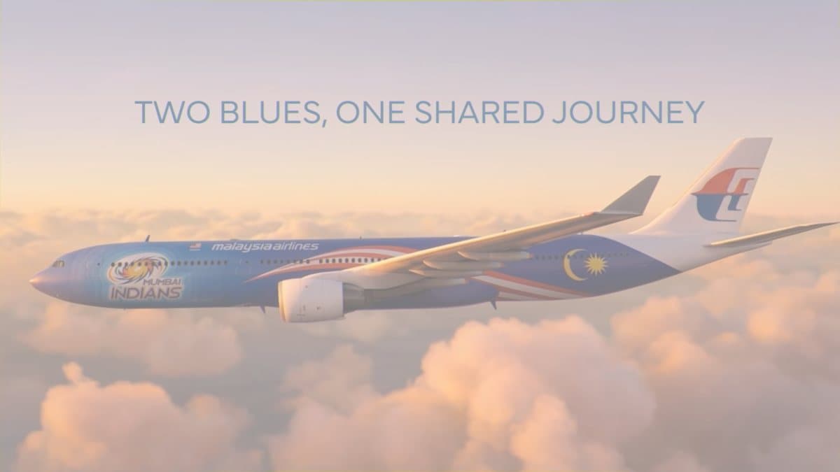 Mumbai Indians Take Flight as Malaysia Airlines Unveils Special-Themed Aircraft