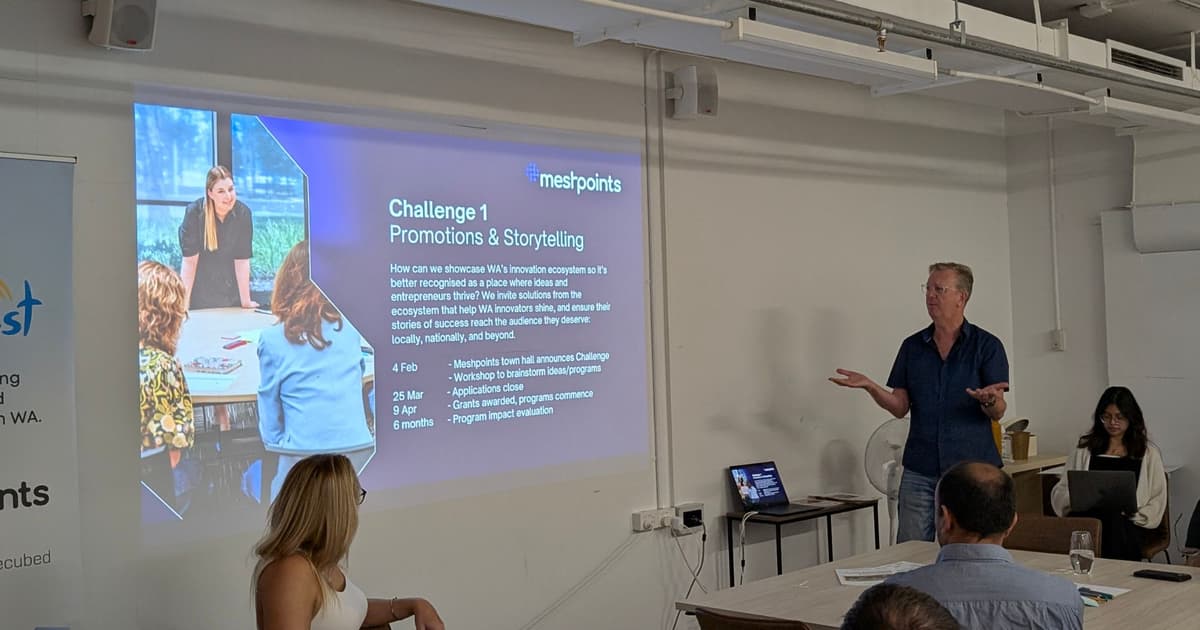 Meshpoints Launches Challenge-Led Funding Model To Strengthen WA’s Innovation Ecosystem