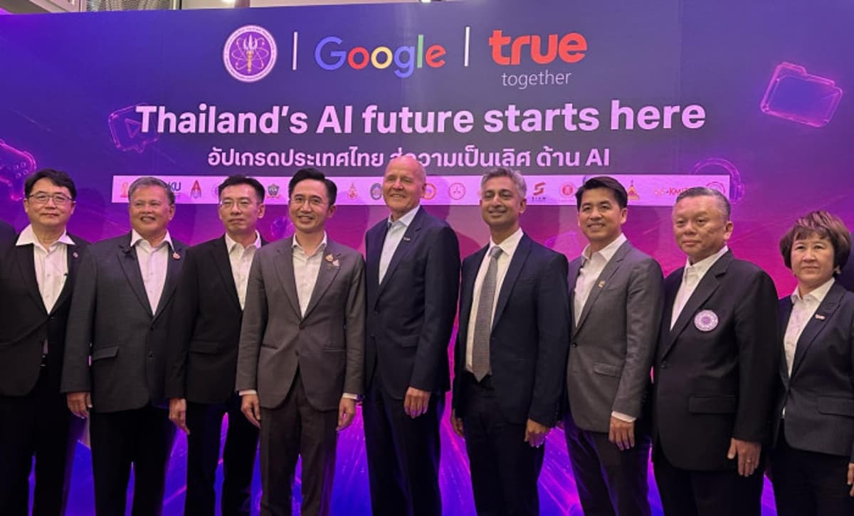 True, Google Partner on 'AI for All Thais' Programme