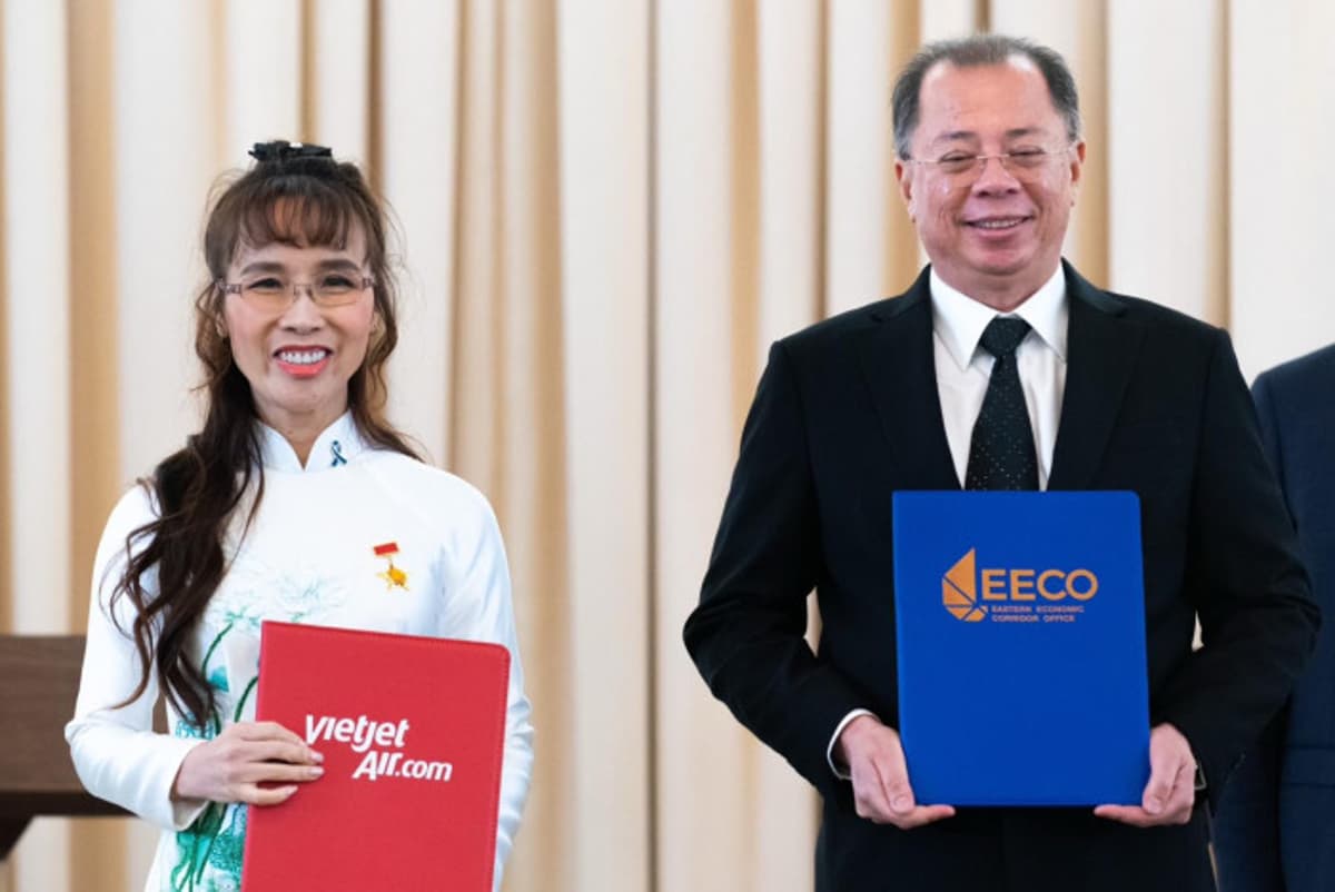 EEC Office, VietJet Sign U-Tapao Repair Deal
